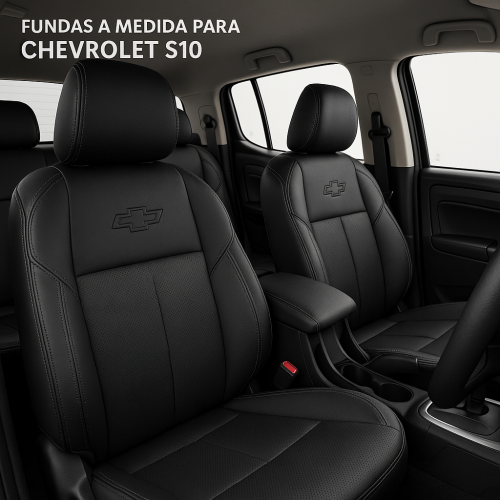 fundas-chevrolet-s10-2017-2025 Fundas a Medida Chevrolet S10 (2017–2025) – Ecocuero Premium Airbag Safe